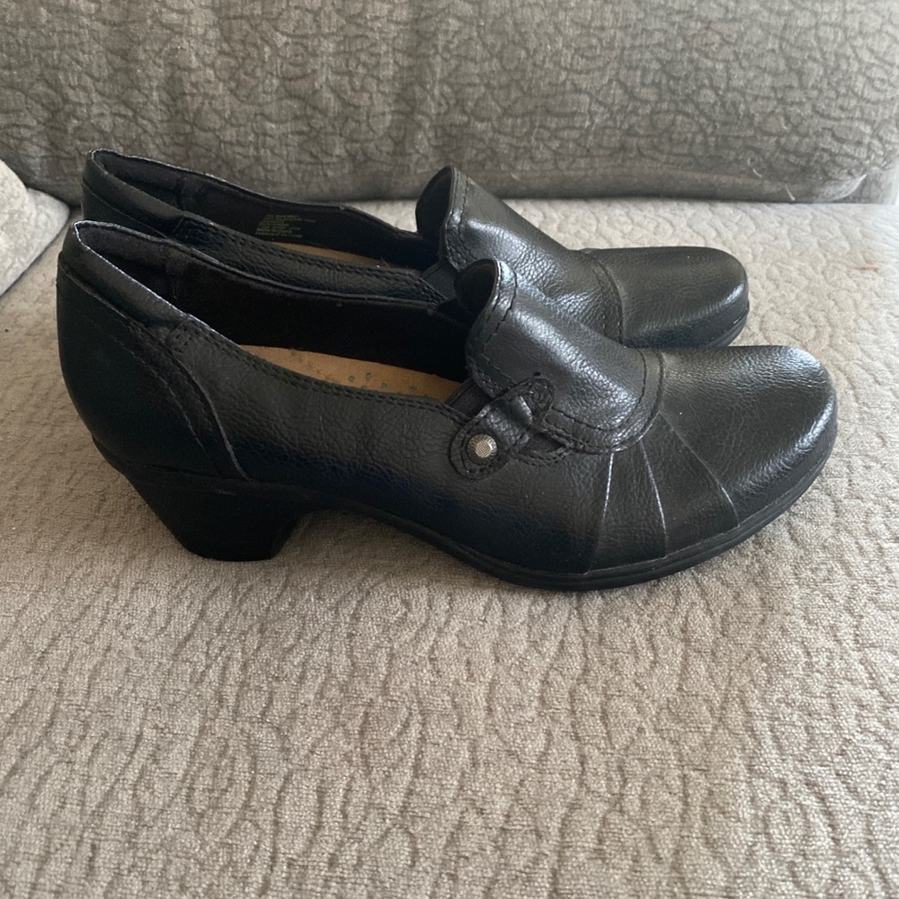 Dress Slip On. Black. Size 7.5.